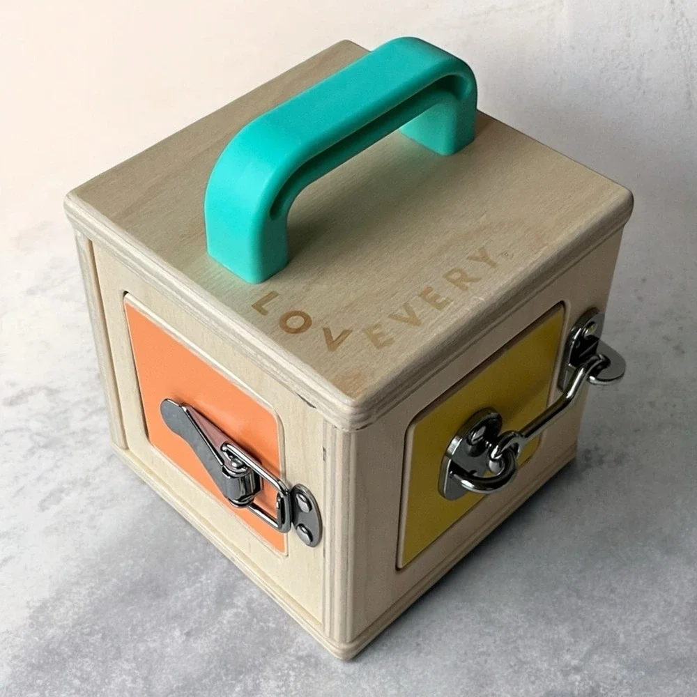 Lovevery Lock Box Latches The Realist Box Montessori Wooden Toddler Learning Toy